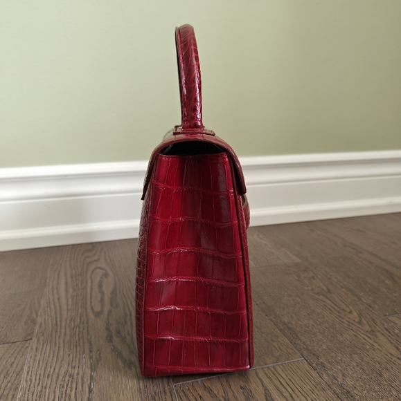 Genuine alligator hand bag - Picture 5 of 6